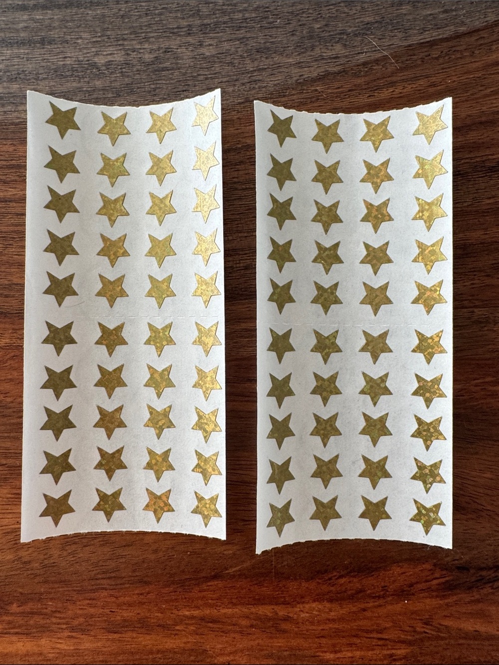 Vintage Sandylion Gold Star Stickers